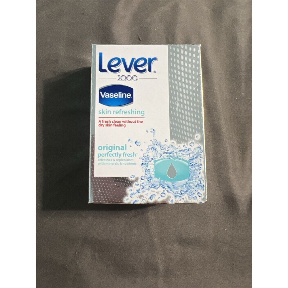 New Lever 2000 With Vaseline‎ Bar Soap Original Perfectly Fresh Discontinued